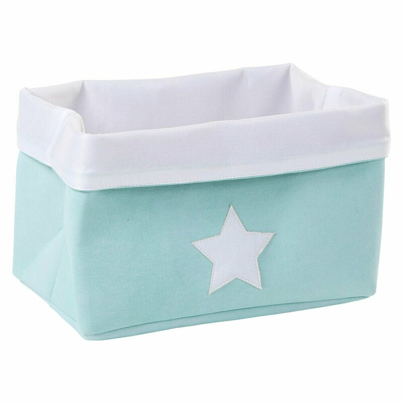 Childhome - cos depozitare panza 32x20x20 cm, menta