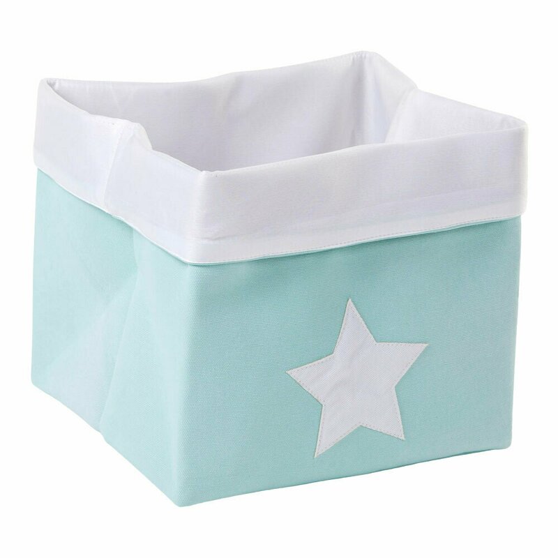 Childhome - cos depozitare panza 32x32x29 cm, menta