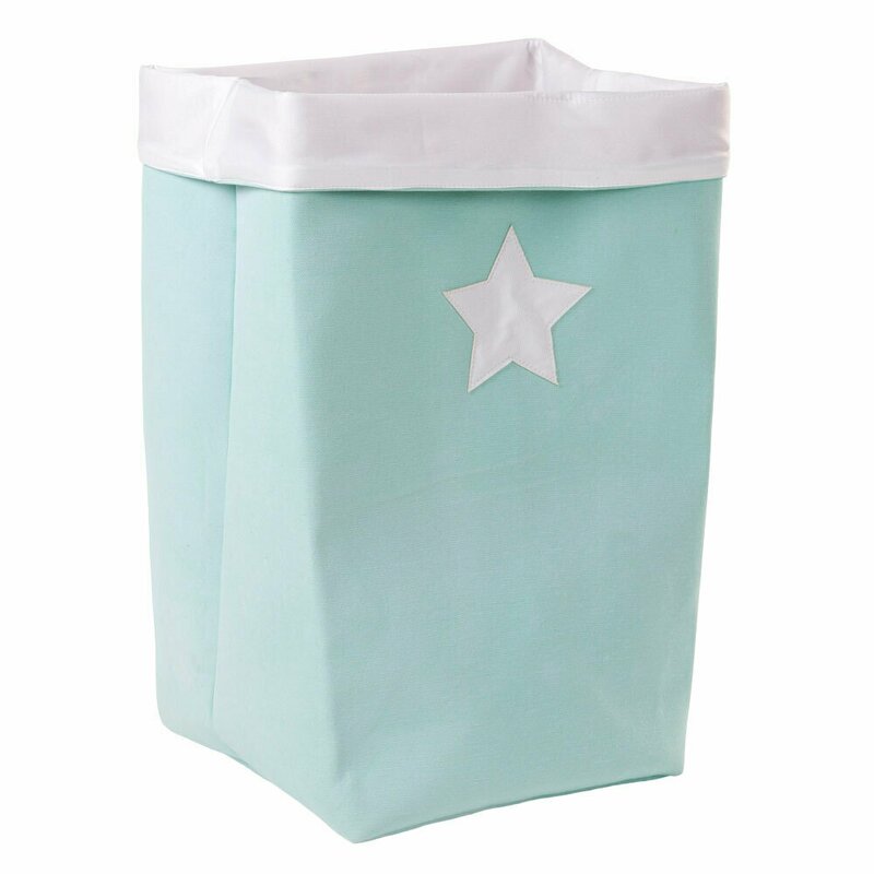 Childhome - cos depozitare panza 32x32x60 cm, menta