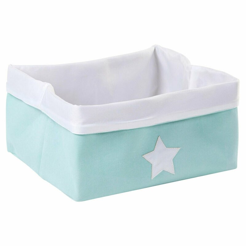 Childhome - cos depozitare panza 40x30x20 cm, menta