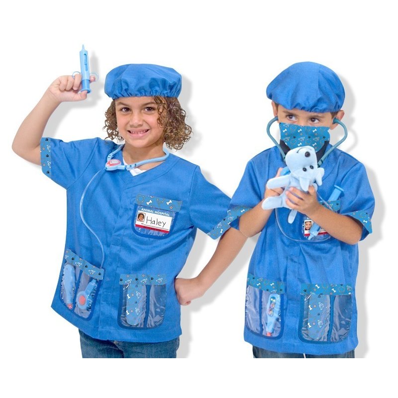 Melissa & Doug - Melissa and Doug costum carnaval copii medic veterinar