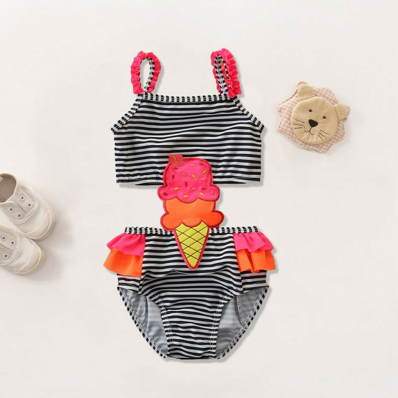 Costum de baie decupat inghetata (marime: 100)