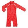 Swimpy - Costum de baie Fish Red , protectie UV , marime 74-80 - 1