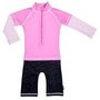 Costum de baie Pink Ocean marime 74- 80 protectie UV Swimpy - 1