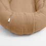 Cosulet bebelus, New Baby, Pentru dormit, Baby Nest 80 x 50 cm, Din muselina, Din materiale certificate Oeko Tex Standard 100, Coffe - 4