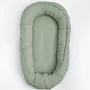 Cosulet bebelus, New Baby, Pentru dormit, Baby Nest 80 x 50 cm, Din muselina, Din materiale certificate Oeko Tex Standard 100, Salvia - 4