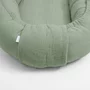 Cosulet bebelus, New Baby, Pentru dormit, Baby Nest 80 x 50 cm, Din muselina, Din materiale certificate Oeko Tex Standard 100, Salvia - 5