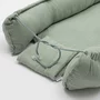 Cosulet bebelus, New Baby, Pentru dormit, Baby Nest 80 x 50 cm, Din muselina, Din materiale certificate Oeko Tex Standard 100, Salvia - 6