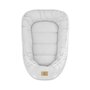 Cosulet bebelus, Qmini, Pentru dormit, Baby Nest 55 x 75 cm, Husa 100% muselina dubla, Material certificat Oeko Tex Standard 100, Gray - 1