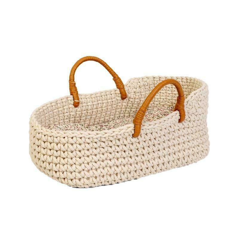 Byastrup - cosulet tricotat 40 x 22 x 15cm pentru papusi 30-35cm +3 ani