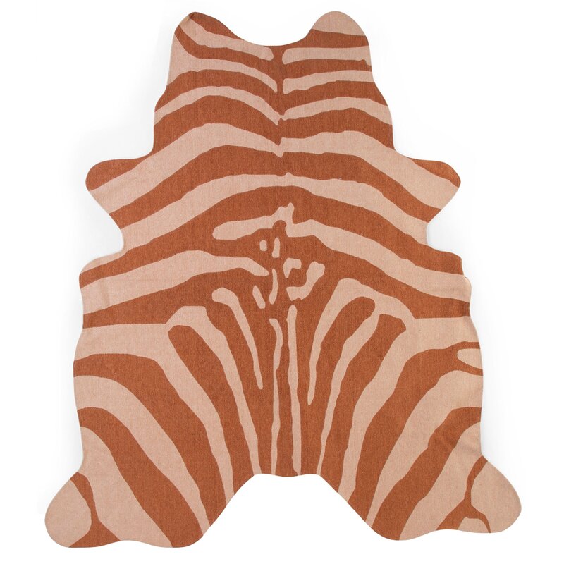 Childhome - covor bumbac 145x160 cm, zebra nude