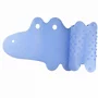 Covoras de baie, Bocioland, Antiderapant, Cu ventuze, Silicon, 33 x 90 cm, Crocodile Blue - 1