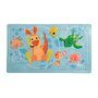 Covoras de baie, DreamBaby, Antialunecare, Cu ventuze, Cu senzor de temperatura pentru a detecta cand este apa prea fierbinte, Antiderapant, 40x70 cm, Sea Animals - 1