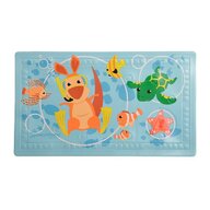 Covoras de baie, DreamBaby, Antialunecare, Cu ventuze, Cu senzor de temperatura pentru a detecta cand este apa prea fierbinte, Antiderapant, 40x70 cm, Sea Animals