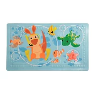 Covoras de baie, DreamBaby, Antialunecare, Cu ventuze, Cu senzor de temperatura pentru a detecta cand este apa prea fierbinte, Antiderapant, 40x70 cm, Sea Animals