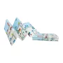 Covoras de joaca, Bebe Stars, Pentru copii, Pliabil, 2 fete, Impermeabil si antiderapant, Cu 5 straturi, Absoarbe socurile, Elasticitate XPE, 200 x 180 x 1 cm, Conform cu EN71, Jungle - 8