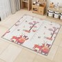 Covoras de joaca, Bebe Stars, Pliabil, Impermeabil, 150 x 150 cm, BPA Free, Conform cu standardul european de securitate EN71, Multicolor - 9