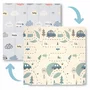 Covoras de joaca, Bocioland, Forest Road, Pliabil, Protectie impotriva loviturilor, Dimensiune mare, 180 x 150 cm, Cu Imprimeu pe ambele parti, Potrivit pentru utlizare atat in interior, cat si in exterior - 1