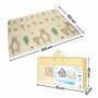 Covoras de joaca, Bocioland, Little Bear, Pliabil, Protectie impotriva loviturilor, Dimensiune mare, 200 x 150 cm, Cu Imprimeu pe ambele parti, Potrivit pentru utlizare atat in interior, cat si in exterior - 9