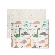Covoras de joaca, FreeON, Magic Dino, Cu doua fete, Pliabil, Protectie impotriva loviturilor, 200 x 150 cm, Cu Imprimeu pe ambele parti, 0 luni+, Multicolor