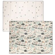 Covoras de joaca, FreeON, Magic Road, Cu doua fete, Pliabil, Protectie impotriva loviturilor, 200 x 150 cm, Cu Imprimeu pe ambele parti, 0 luni+, Multicolor