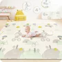 Covoras de joaca, Primabobo, Model elefantel, Pliabil, Impermeabil, 150 x 180 cm, BPA Free, Cu Imprimeu pe ambele parti, Geanta transport, Multicolor - 4
