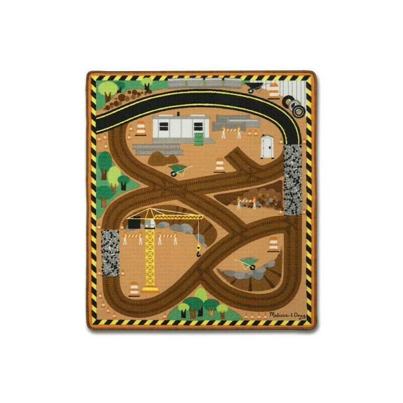 Melissa & doug - covoras de joaca santierul de constructii cu accesorii