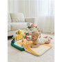 Covoras educational, Baby Mix, Zoo Mat, Cu panou multimedia si bara cu jucarii zornaitoare, Cu melodii,  Conform cu EN 71, 50 x 50 x 80 cm, 0 luni+, Portocaliu - 2