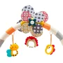 Covoras educational, Baby Mix, Zoo Mat, Cu panou multimedia si bara cu jucarii zornaitoare, Cu melodii,  Conform cu EN 71, 50 x 50 x 80 cm, 0 luni+, Portocaliu - 3