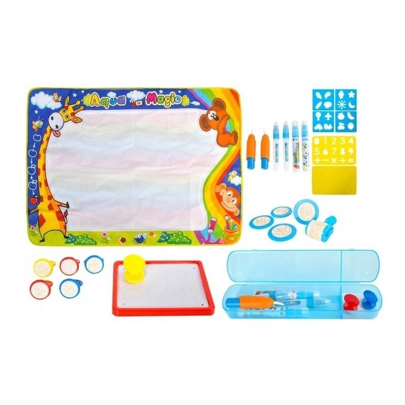 Iso trade - covoras pentru desen cu apa, set complet xxl 100x80 cm my17369