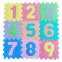 Covoras puzzle, Free2Play, Pentru copii, Din spuma, 90x90 cm, 9 bucati, 36 luni+, Multicolor - 1