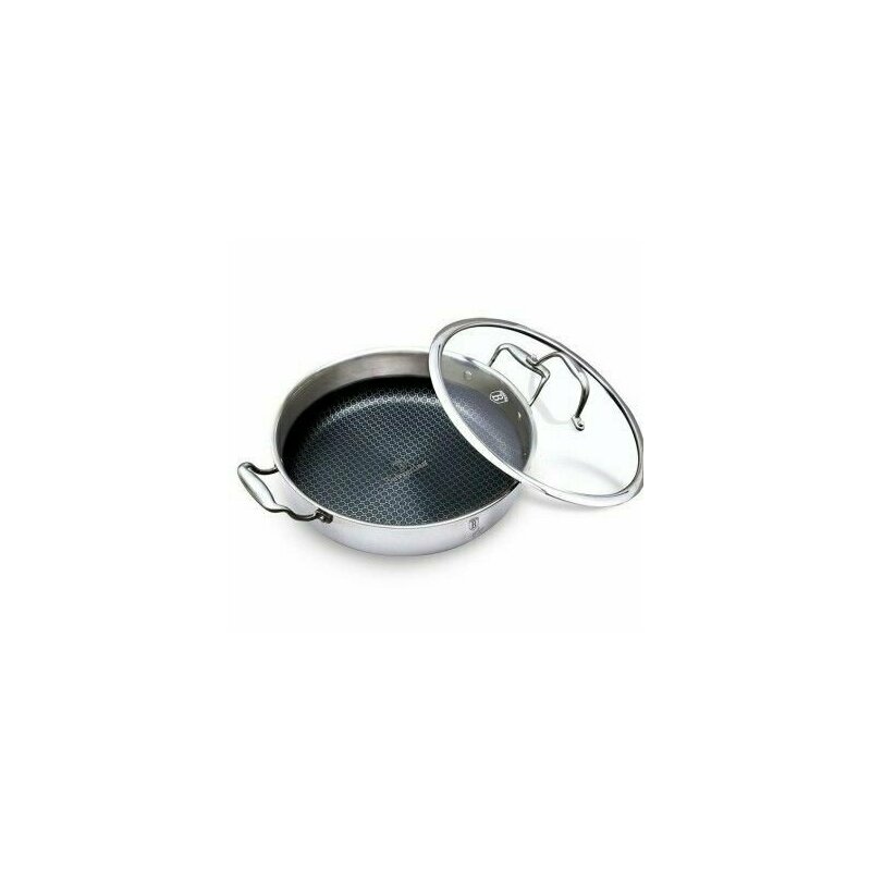 Berlinger haus - cratita cu capac, 3.8 litri, otel inoxidabil, , 28 cm, silver eternal collection, bh 7429