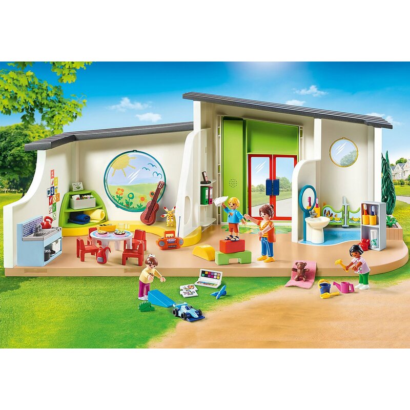 Playmobil - set de constructie cresa curcubeu city life
