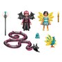 Playmobil - Set figurine Crystal Fairy , Ayuma , Cu animalul de suflet, Cu Bat Fairy - 2