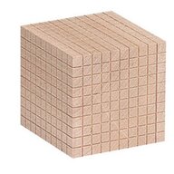 Vinco - Cub - element suplimentar pentru sistemul zecimal din lemn