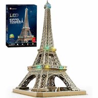 Cubic fun - Puzzle 3D Led Turnul Eiffel 84 Piese