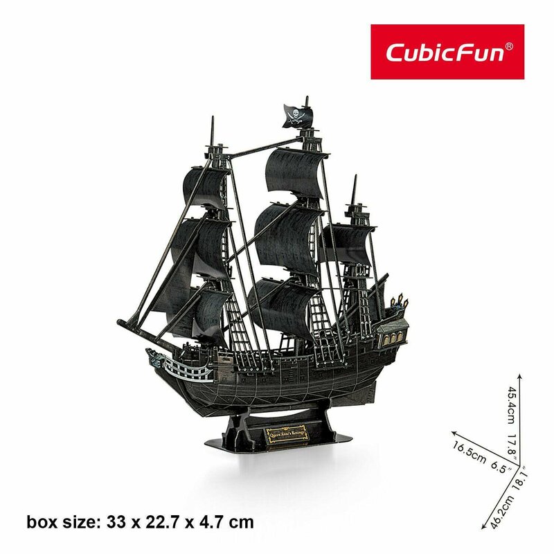 Cubic fun - puzzle 3d nava queen anne 180 piese