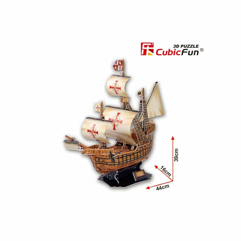 Cubic fun - puzzle 3d nava santa maria 113 piese