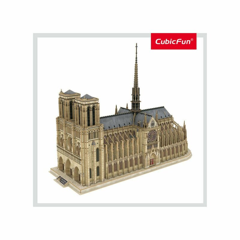 Cubic fun - puzzle 3d notre dame (nivel complex 293 piese)