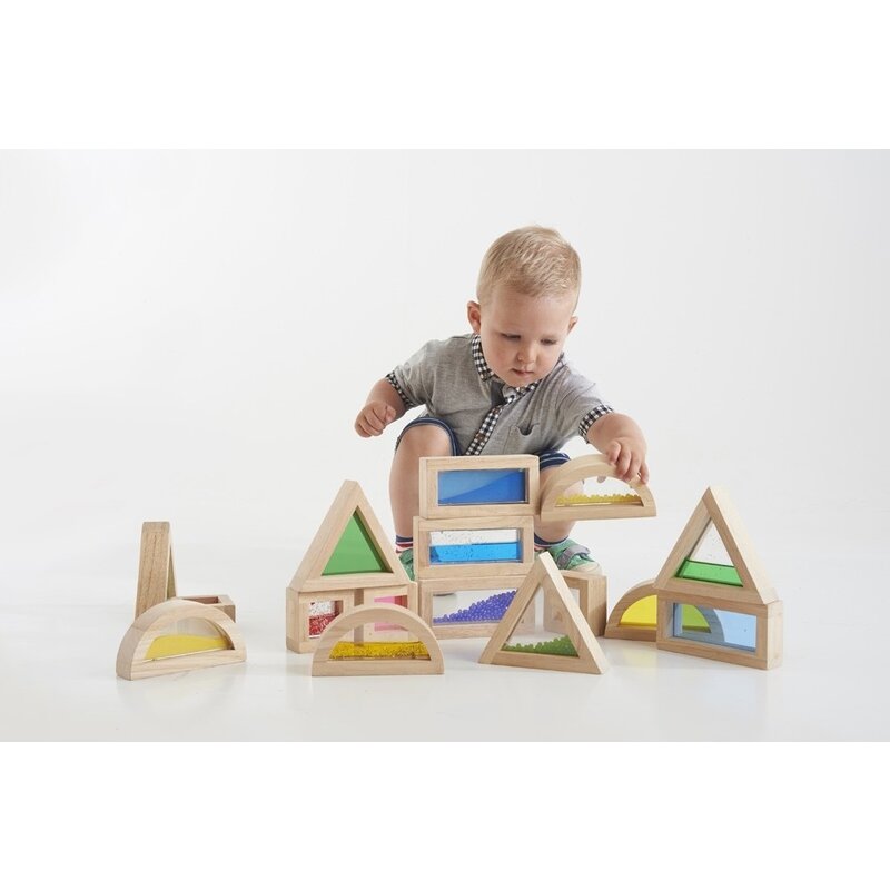 Tickit - set de constructie multifunctional senzoriale, 16 buc, multicolor