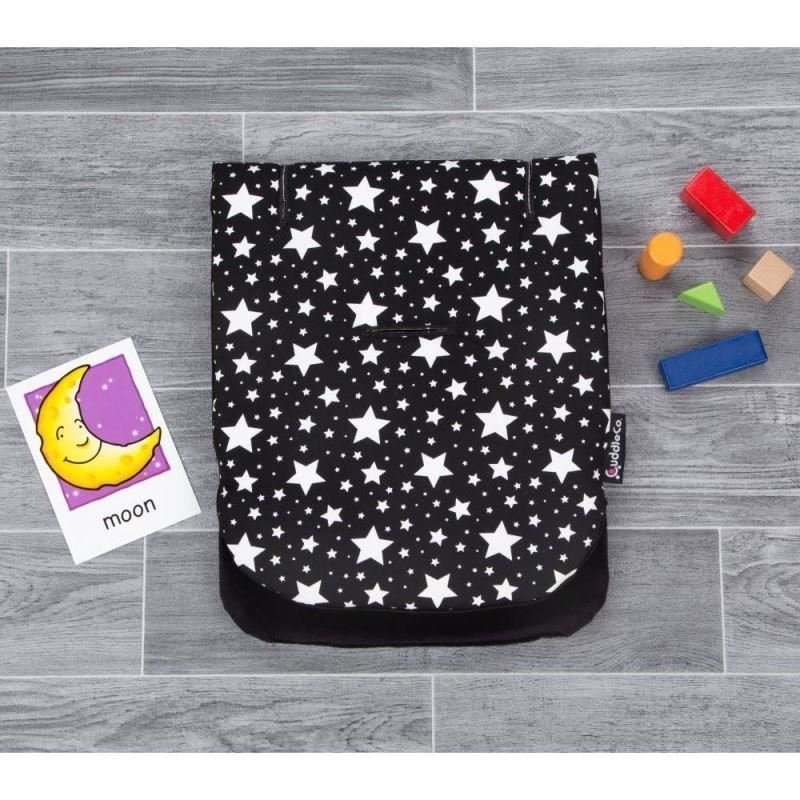 Cuddleco. - saltea carucior comfi-cush black and white stars
