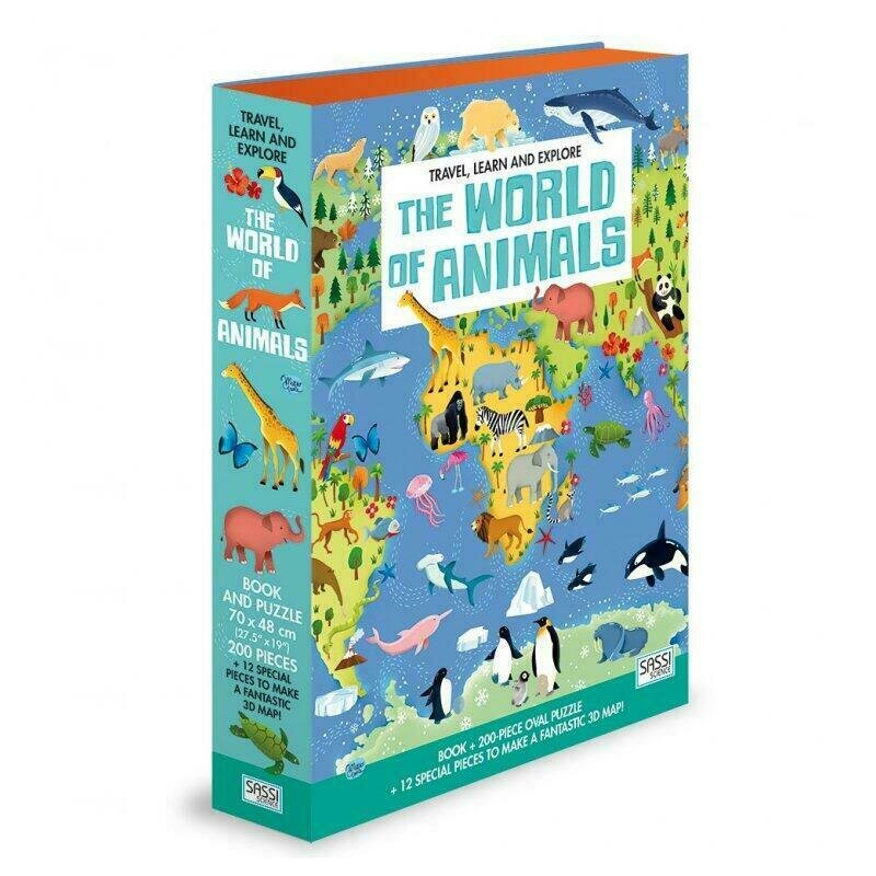 Sassi - puzzle educativ cunoaste si exploreaza - europa puzzle copii, pcs 212