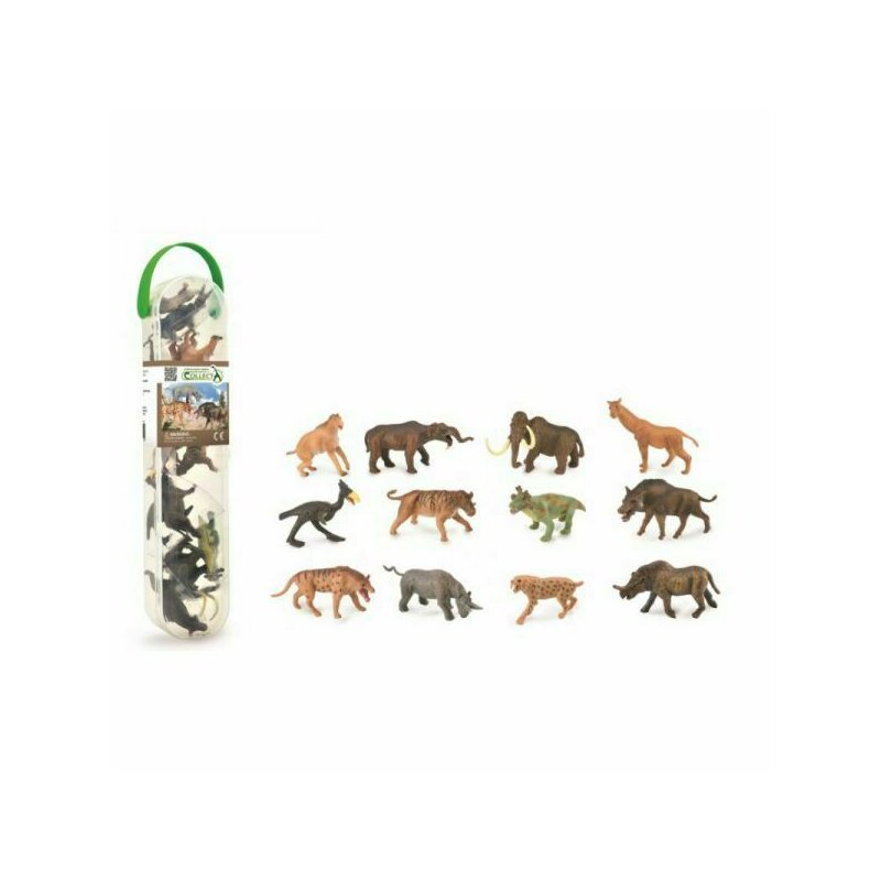 Collecta - Cutie cu 12 minifigurine Animale preistorice