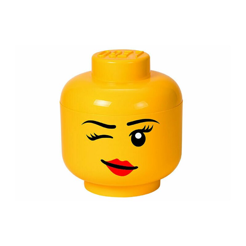 Cutie depozitare cap l lego® faces