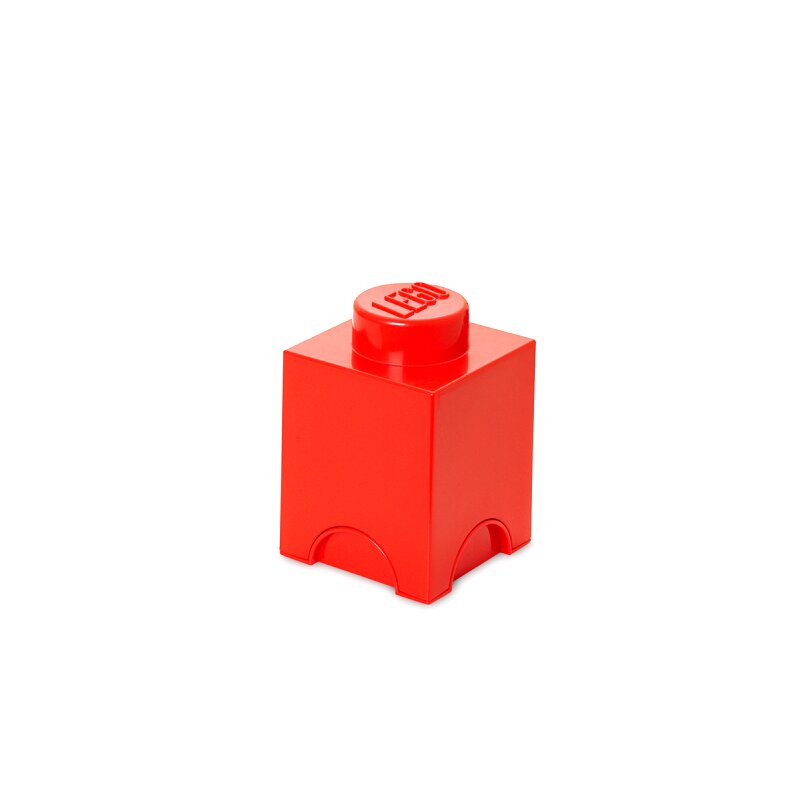 Lego - cutie depozitare 1 rosu
