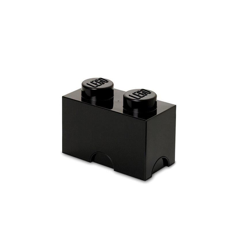 Cutie depozitare 1x2, negru