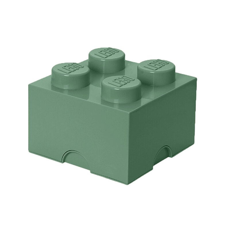 Cutie depozitare 2x2 nisip, verde