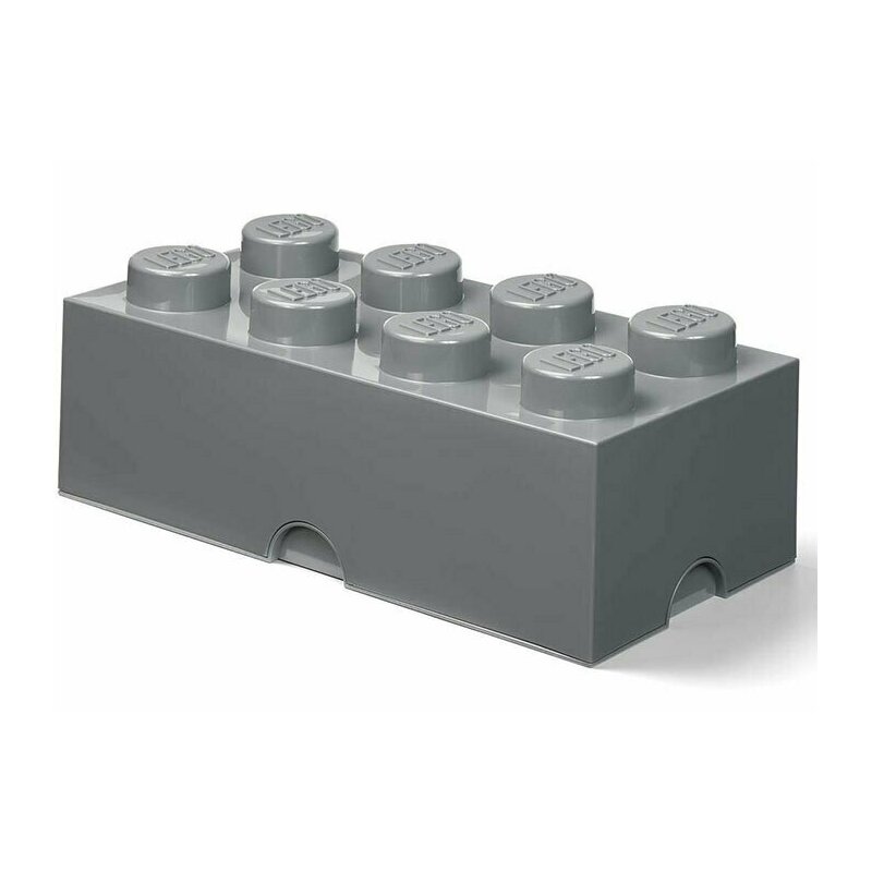 Lego - cutie depozitare 2x4 cu sertar gri