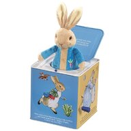 Rainbow designs - Cutie muzicala Jack-in-the-box, Peter Rabbit, 29 cm