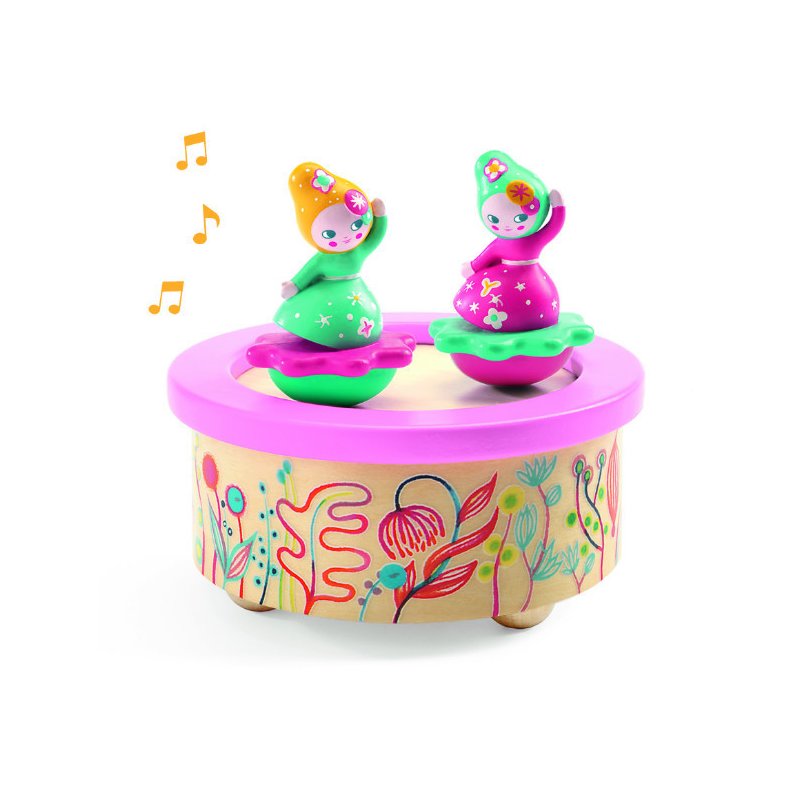 Djeco - cutie muzicala magnetica flori